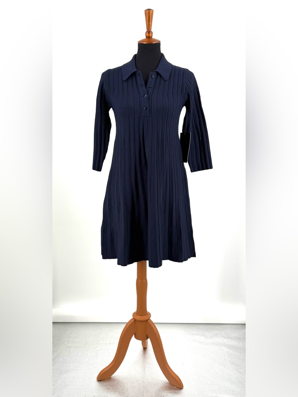 Tuckernuck POMANDER PLACE Navy Knit Landry Dress Size S NWT